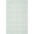 thumbnail image 5 of SAFAVIEH Dhurries Valentina Geometric Area Rug, Blue/Ivory, 4' x 6', 5 of 11