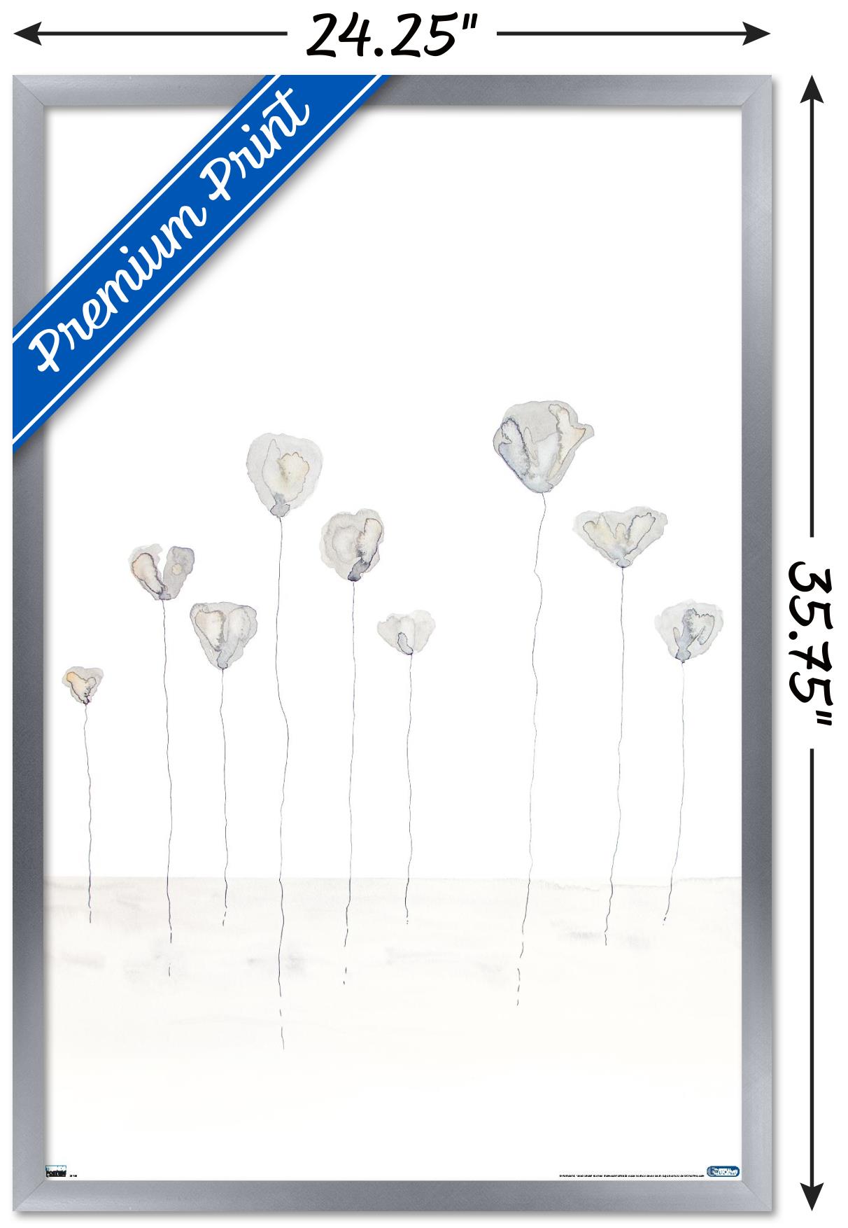 Reinders - Flowers Wall Poster, 22.375" x 34", Framed
