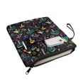 thumbnail image 3 of HELLHERO Colorful Mushroom Pattern Design Book Sleeve Book Cover Sleeve for Decorative Design Book Storage Bag Polyester with Handle and Washable, 3 of 8
