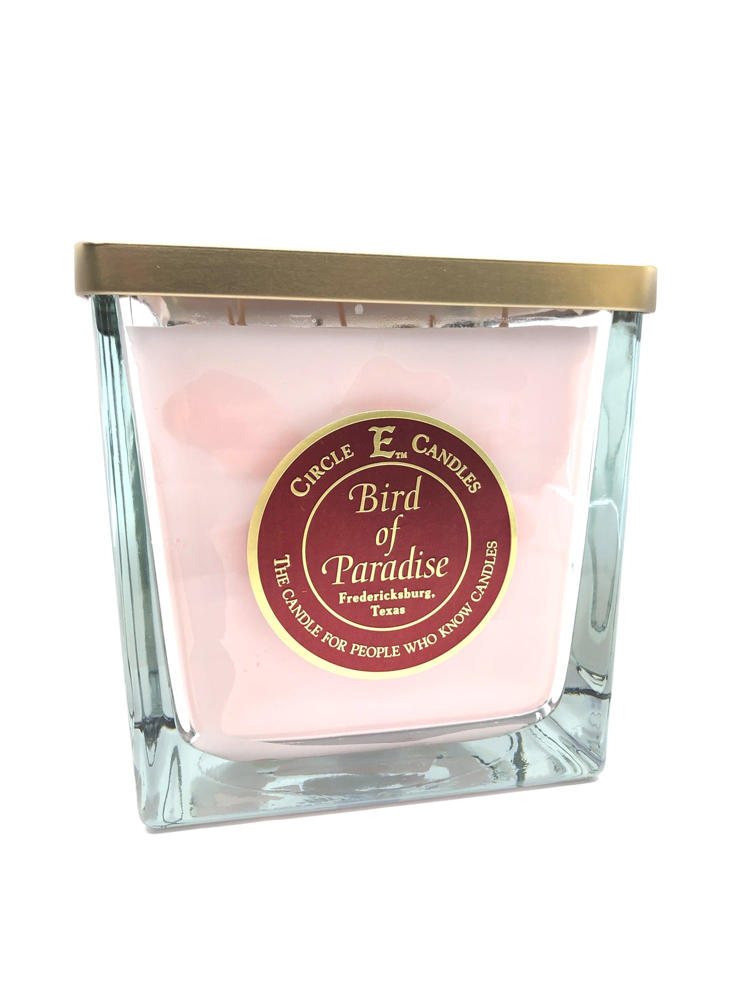 Circle E Candles, Bird of Paradise Scent, Extra Large Size Jar Candle