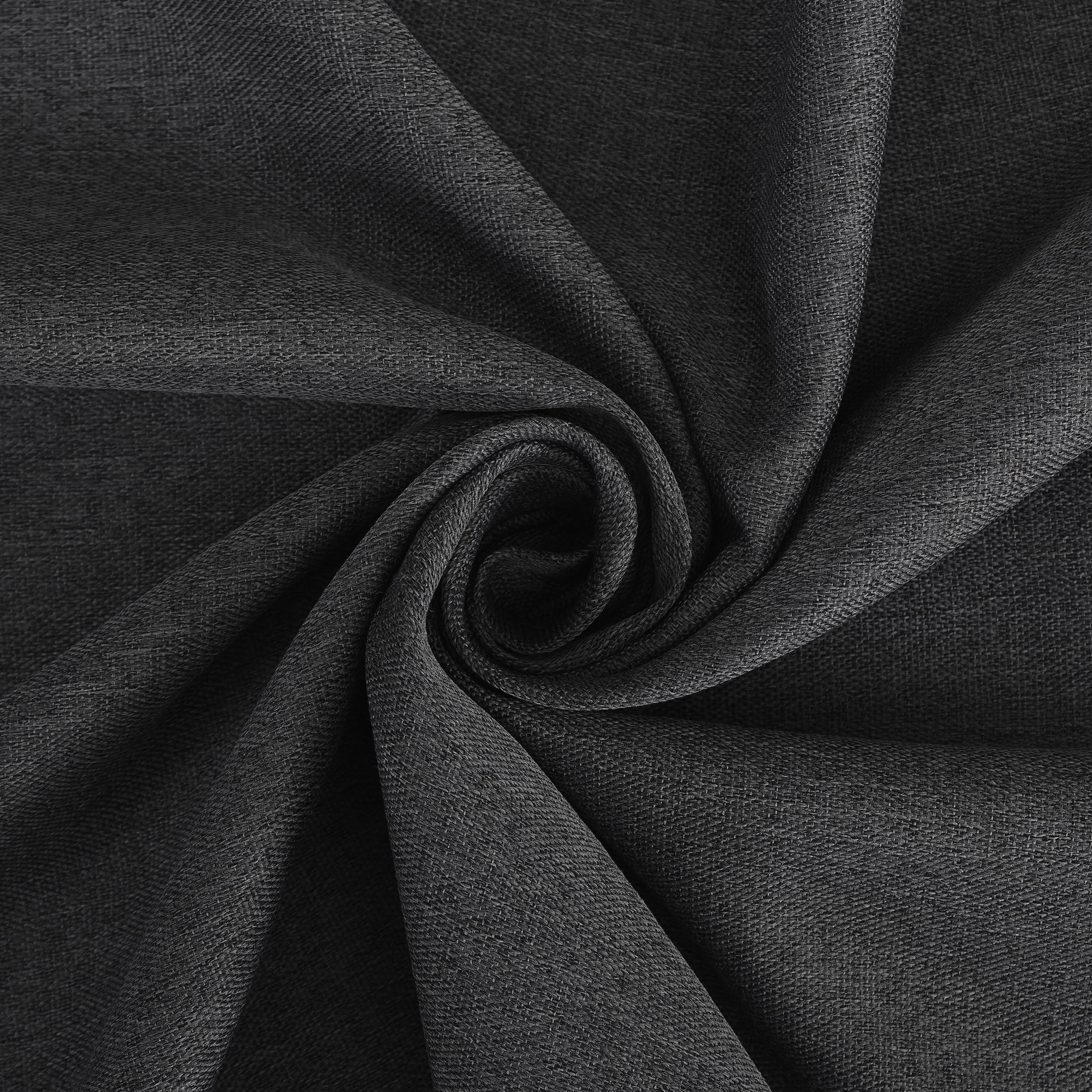 No. 918 Energy Lydell Solid Room Darkening Grommet Curtain Panel, 40"x84", Charcoal