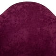 thumbnail image 5 of LeisureMod Willow Modern Velvet Accent Chair With Eiffel Wooden Base Set Of 4 In Purple, 5 of 9