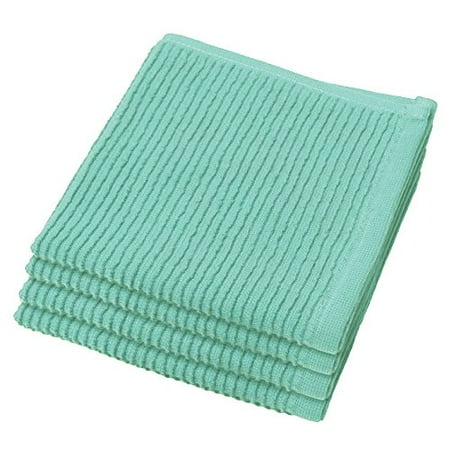 

Now Designs Ripple Kitchen Dishcloth Set of 4 Lucite Green