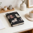 thumbnail image 4 of Linnome Recordbook Writing Journal Lined Paper Smooth Writing Sturdy Binding for Notes Study Work Black, 4 of 6