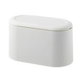thumbnail image 1 of asddcavvf Mini Desktop Wastebasket With Lid Small Countertop Can Tiny Garbage Kitchen Scrub Brush, 1 of 4