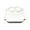 White, variant on Lypsnake Beach Bag Tray Accessory,Multi Color Snap-on Plastic Tray with Dual Cup Slots Fruit Snack Storage Compartment,Poolside Beach Picnic Drink Food Holder for Travel Leisure Daily Activity