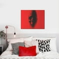 thumbnail image 4 of Lsque Minimalist Skull Red Print Wall Art – Decorative Picture for Living Room, Bedroom, and Office (Horizontal), 4 of 6