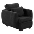 thumbnail image 3 of Sillón Dicasa Kuma 1 Plaza Negro para Sala, 3 of 11