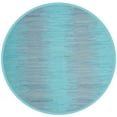 thumbnail image 4 of SAFAVIEH Montauk Adayln Abstract Cotton Area Rug, Turquoise, 8' x 10', 4 of 10