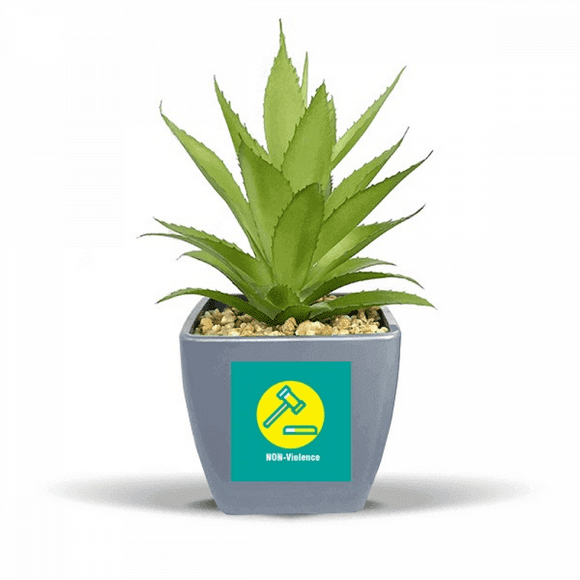 Maintain Peace Friendship Fake Pineapple Flower Pot Vase Mini Decor