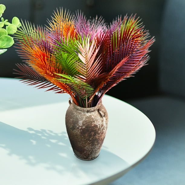 Gwong Decoración hogareña Hojas artificiales Multi-uso Simulación de plástico hecho a mano ChrysalidoCarpus Hojas Display para regalos Gwong 21062421