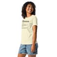 thumbnail image 2 of Nonna T-shirt Women's Relaxed T-Shirt (Citron, 3XL), 2 of 2