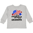 thumbnail image 3 of Inktastic My Favorite Veteran is My Grandpa Boys or Girls Long Sleeve Toddler T-Shirt, 3 of 5