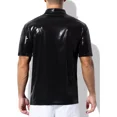 thumbnail image 4 of Camisa De Discoteca Brillante Manga Corta Hombre Casey Kevin, 4 of 8