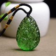 thumbnail image 3 of Piedra de aerolitos de cristal, de de regalo, piedra de energía, natural, colgante de joyería, colr de , pa salud Sunnimix Colgante moldavita, 3 of 8