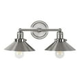 thumbnail image 5 of JONATHAN Y July 17.5" 2-Light Industrial Farmhouse Metal Vanity Light, Nickel, 5 of 7