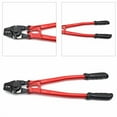 thumbnail image 4 of HongK- 14" Hand Swager Swaging Crimping Tool for Wire Rope Cable Swage 1/16" 3/32" 1/8" [P/N: ET-TOOL030-14-RED], 4 of 7