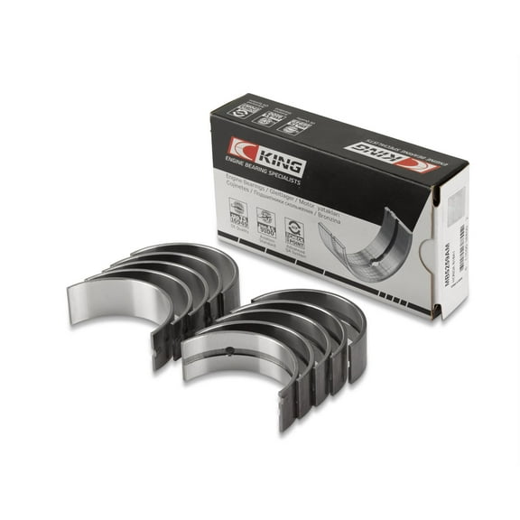 King Bearings MB5646SI0.5 Crankshaft Main Bearings for TOYOTA 1AZFE, 2 AZFE Fits select: 2002-2011 TOYOTA CAMRY, 2001-2008 TOYOTA RAV4