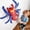 Red, variant on Wall Crawler Spider Rechargeable Remote Control Robot Wall Ceiling Climbing Toy