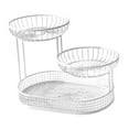 thumbnail image 3 of Kuntesetty Fruit Basket Holder Fruit Bowl Rack Serving Bowl Large Capacity Modern Home Use L white, 3 of 9