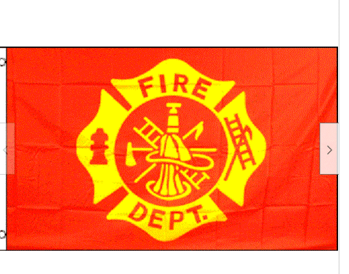 2x3 Fire Department Cross Maltese Flag 2'x3' Banner grommets 100D Polyester 