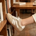 thumbnail image 6 of BERANMEY Women's Retro Fashion Sneakers Comfortable Casual Anti Slip Platform Low-Top Sneakers Lace Up Memory Foam Tennis Walking Skate Shoes, 6 of 8