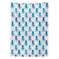 thumbnail image 3 of Ambesonne Octopus Tablecloth Rectangular Table Cover, Polygonal Animal Design, 60"x84", Blue Purple White, 3 of 4