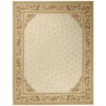 thumbnail image 1 of Due Process Stable Trading Tapis de Zone Aubusson Rennes Ivoire & Ivoire, 3.06 x 8 Pieds, 1 of 1
