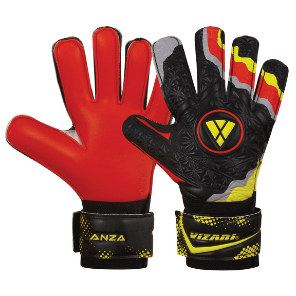 Vizari Kids & Adult Training Goalkeeper Gloves - Soccer Goalie Gloves with Finger Protection & Grip for Boys, Girls, Men & Women