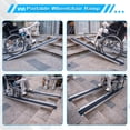 thumbnail image 6 of Adjustable Wheelchair Ramp, 4-7 ft Portable Wheelchair Ramp for Home Step, Door Threshold Wheelchair Ramps for Home, Non-Slip Aluminum Scooter Ramp for Car, Doorways, Curbs, Stairs-2PCS, 6 of 7