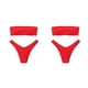 thumbnail image 1 of Traje de baño de mujer Soidarity 2Conjunto Rojo, 1 of 6