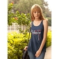 thumbnail image 2 of Beauty Extra Time Banner Racerback Tank Women -Image by Shutterstock, Female x-Large, 2 of 4