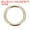 Gold, variant on Uxcell Metal O Rings, Electroplated Zinc Alloy O Ring Buckle Seamless Welded Round Rings for Bag Purse Belts Silver 2"