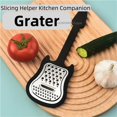 thumbnail image 2 of 2PCS Multi Functional Stainless Steel Guitar Shaped Melon Planer Fruit Peeler Creative Home Potato Peeler Kitchen Tool  Home Gadgets, 2 of 7