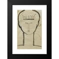 thumbnail image 2 of Amedeo Modigliani 13x18 Black Modern Framed Museum Art Print Titled - Head (circa 1913), 2 of 5
