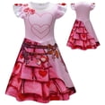 thumbnail image 4 of Disfraz de Cosplay rojo de Descendants 4 para niñas, disfraz de Cosplay de The Rise of Red Chloe, traje de fiesta de Halloween de princesa para niñas, 4 of 5