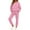 58#Pink, variant on Women's 2 Piece Sweatsuits Hoodie Oversized Fleece Long Sleeve Lounge Sets Baggy Sweatpants With Pockets Fall 2025 Tracksuits Army Green XXL