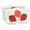 Red, variant on Wrapped Handmade Vegetable Glycerin Soap 5.8oz. Strawberry