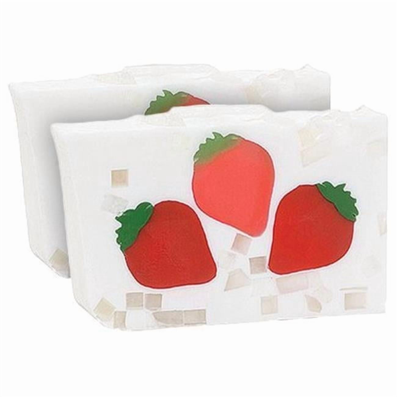 Strawberry Bar Soap In Shrinkwrap - 5.8 oz.