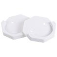 thumbnail image 3 of 2pcs Curtain Rod Holders Shower Rods Mounts Adhesive Wall Mounted Holders, 3 of 6