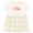 Natural with Stripes, variant on Inktastic Ohio Girls Baby Dress
