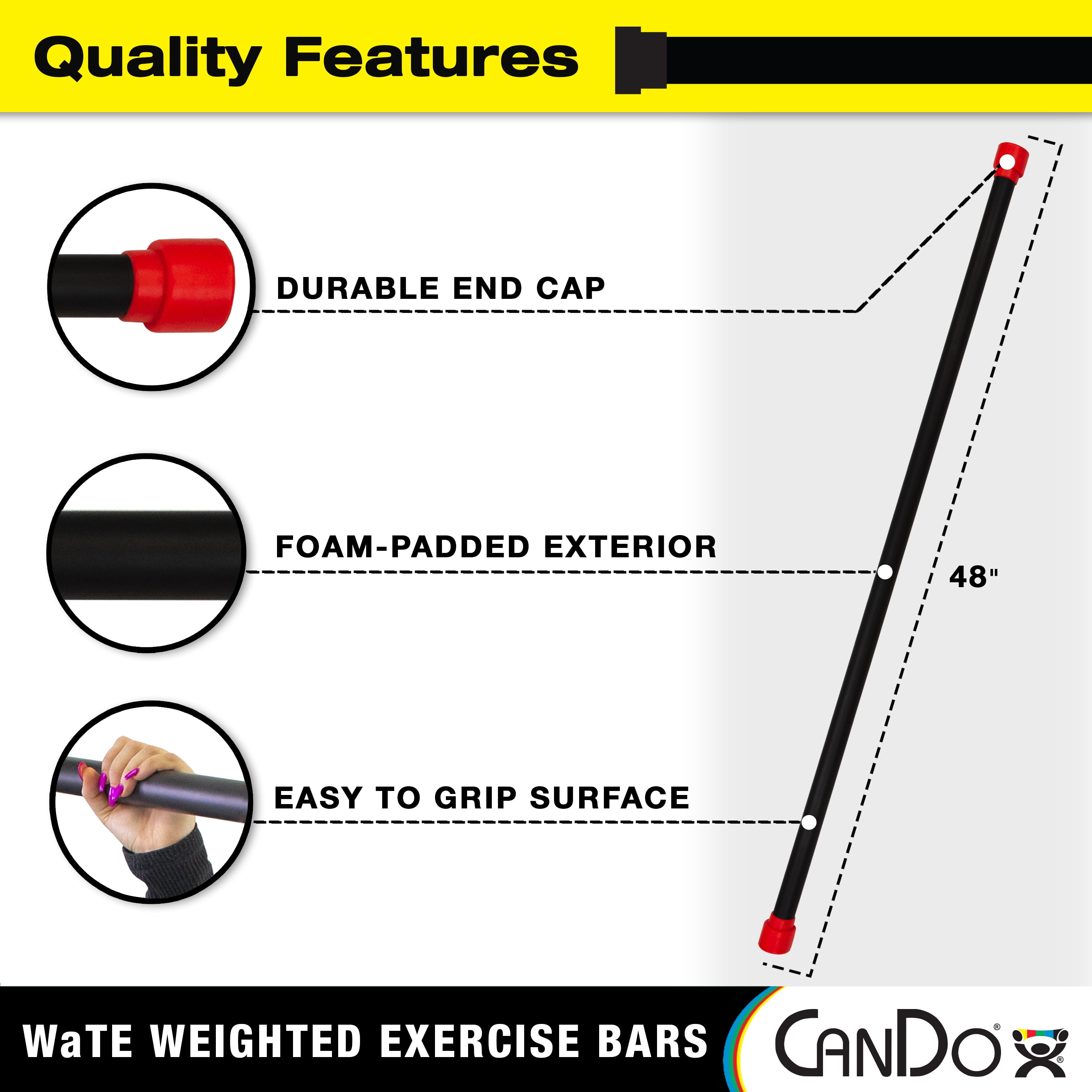 Cando Jumbo Exercise Wate Bar