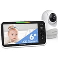 thumbnail image 1 of Monitor de Bebé con Video HelloBaby HB6250Plus Pantalla de 6" Batería de 4000mAh, 1 of 7