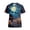 Blue, variant on Halloween Scrubs for Women Cute Pumpkin Ghost Nursing Uniform Trendy V Neck Scrub Shirt Holiday Short Sleeve Tees Blouse with Pockets Red 2XL