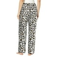 thumbnail image 2 of Bixox Women's Heart Leopard Patterned Pajama Pants Loungewear, 2 of 5