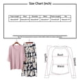 thumbnail image 2 of Cozyfort Ensembles de Pyjama pour Femmes 2 Pcs Nouveau Modal Manches Courtes Pantalon Long Ensemble de Vêtements de Nuit pour Femmes Grande Taille Pyjamas pour Femmes Ensemble Grande Taille, 2 of 2