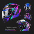 thumbnail image 1 of Tocado de seguridad, casco respirable doble volteador Casco voltear doble seguridad montado y desactivado doble casco construido Seguridad respirable Desactivar Desactivar Jinete de doble visor Casco, 1 of 7