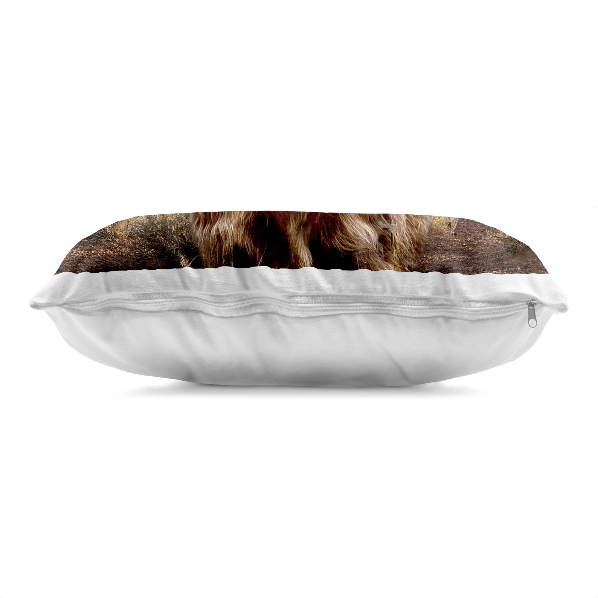 Stupell Industries Rugged Vegetation Cattle Portrait Decorative Printed Throw Pillow, design by CAD Designs, 14 x 7 x 20