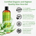 thumbnail image 4 of Seven Minerals Organic Aloe Vera Gel – Texas-Grown Fresh Aloe – Vegan, Unscented Gel for Face, Skin, Hair & Sun Care, 12 fl oz, 4 of 10