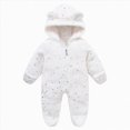 thumbnail image 2 of HCNTES Baby Boy Winter Clothes Baby Outerwear Boy Outfits Bunting Onesie Cartoon Warm Hooded Clothes, 2 of 9
